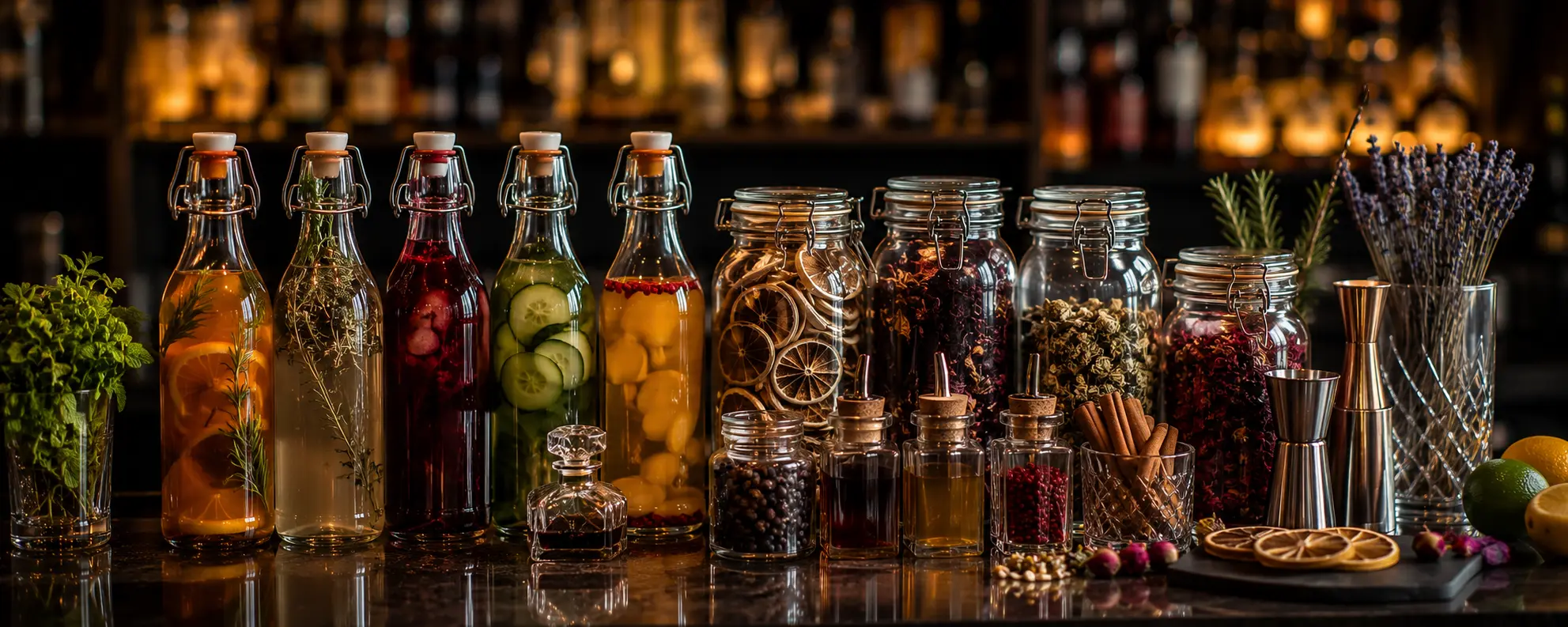 Infuzii, Siropuri și Ingrediente de Casă pentru Bar