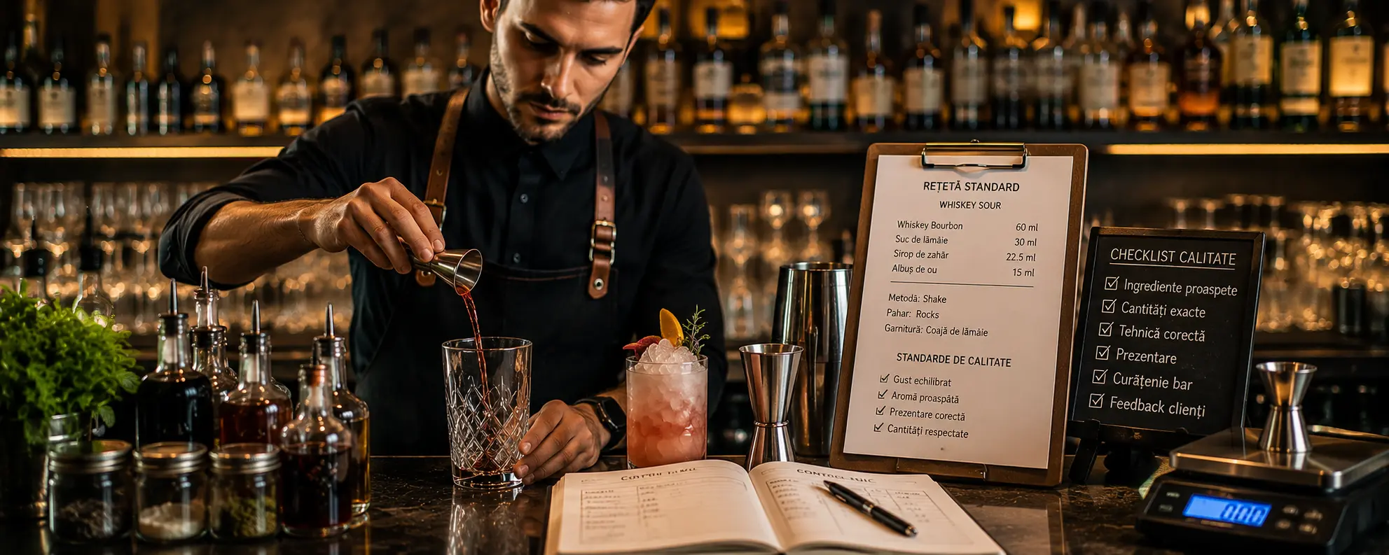 Standardizarea Rețetelor și Controlul Calității la Bar