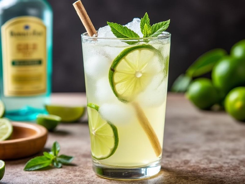 Gin Swizzle