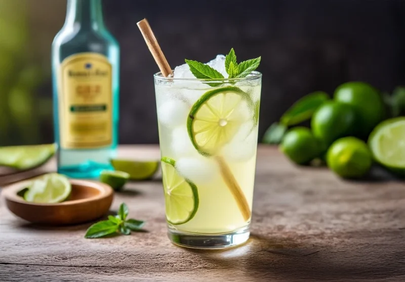 Gin Swizzle