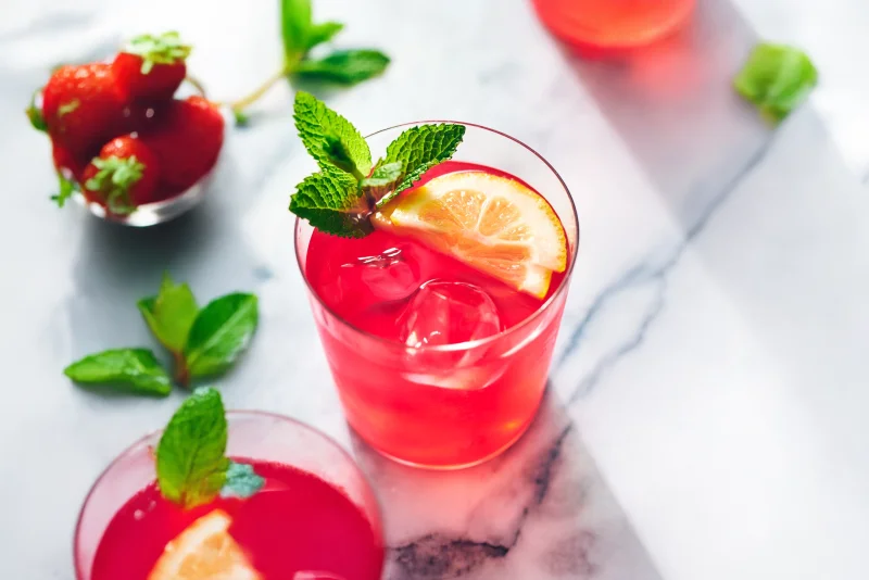 Limonadă cu Hibiscus
